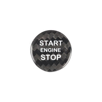 Alfa Romeo carbon fiber start-stop button cover - Giulia / Stelvio