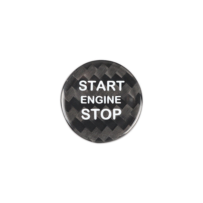Alfa Romeo carbon fiber start-stop button cover - Giulia / Stelvio
