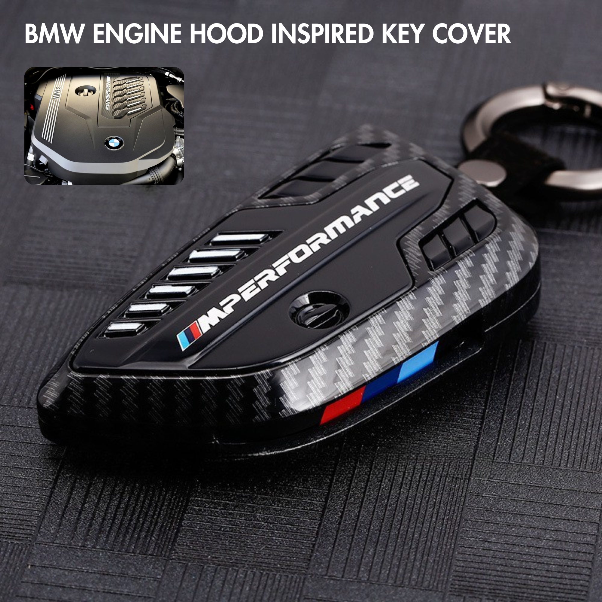 BMW KEY COVER / CARBON FIBRE STYLE