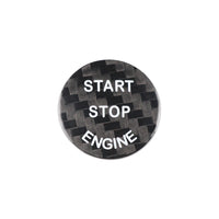 BMW carbon fiber start-stop button cover - 1 Series / 2 Series / 3 Series