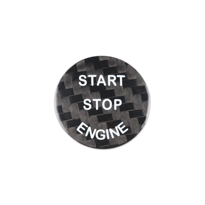 BMW carbon fiber start-stop button cover - 1 Series / 2 Series / 3 Series