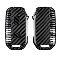 Kia carbon fiber key fob cover, view 2