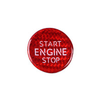 Volkswagen carbon fiber start-stop button cover, view 2