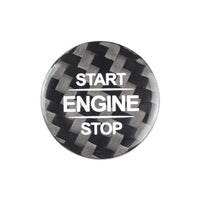 Mercedes-Benz carbon fiber start-stop button cover - A-Class AMG / G-Class AMG / CLA-Class AMG