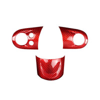 MINI carbon fiber steering wheel trim, view 2