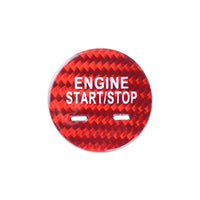 Chevrolet carbon fiber start-stop button cover, view 2