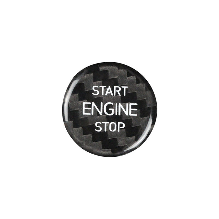 Volkswagen carbon fiber start-stop button cover - CC