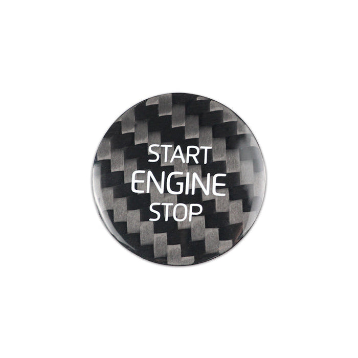 Volvo carbon fiber start-stop button cover - XC40