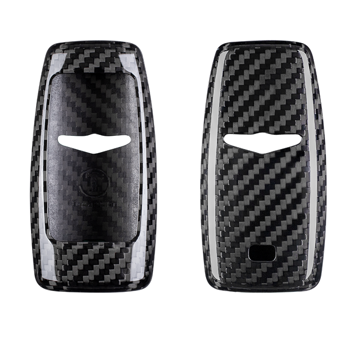 Genesis key fob cover in carbon fiber - GV70 / GV80 / GV90