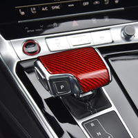 Audi carbon fiber gear selector cover, view 6