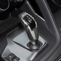 Jaguar carbon fiber gear selector cover, view 4