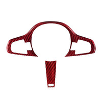 BMW carbon fiber steering wheel trim, view 3