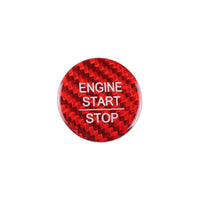 Honda carbon fiber start-stop button cover, view 2