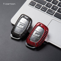 Hyundai carbon fiber key fob cover, view 9