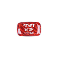 Volvo carbon fiber start-stop button cover, view 2