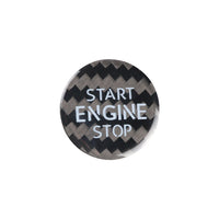 Volkswagen carbon fiber start-stop button cover - Touareg / Phaeton