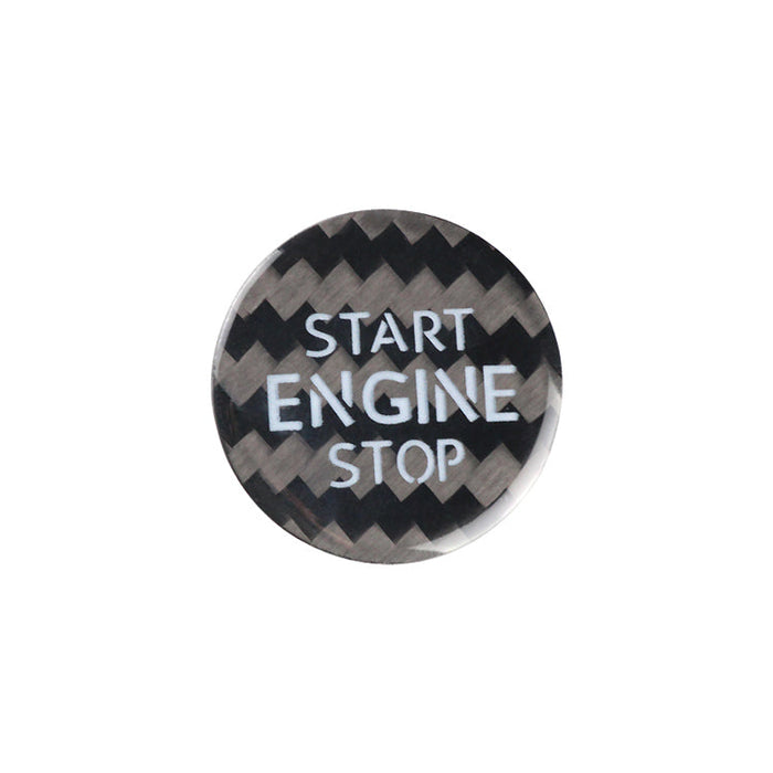 Volkswagen carbon fiber start-stop button cover - Touareg / Phaeton