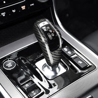 Jaguar carbon fiber gear selector cover, view 4
