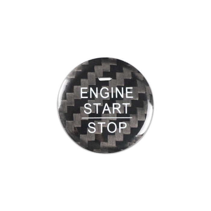 Honda carbon fiber start-stop button cover - Jade / Fit / XRV