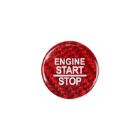 Dodge carbon fiber start-stop button cover, view 2