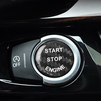BMW carbon fiber start-stop button cover, view 3