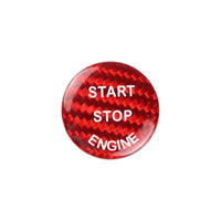 BMW carbon fiber start-stop button cover, view 2