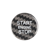 Audi carbon fiber start-stop button cover - A4 / A5 / A6
