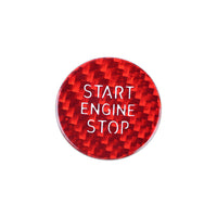 BMW carbon fiber start-stop button cover, view 2