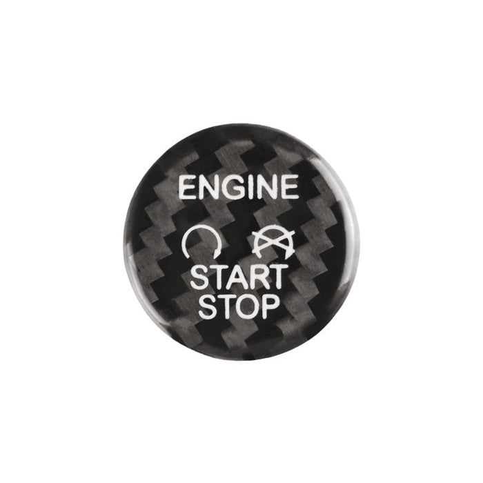 Ford carbon fiber start-stop button cover - Focus / Kuga