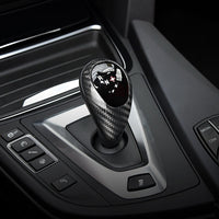 BMW carbon fiber gear selector cover, view 3