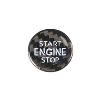 Volkswagen carbon fiber start-stop button cover - Touareg