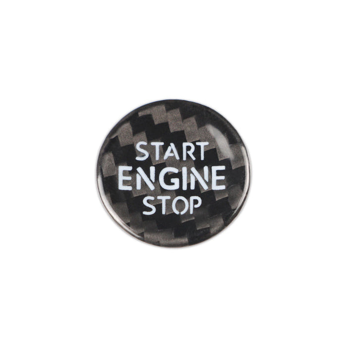 Volkswagen carbon fiber start-stop button cover - Touareg