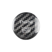Mercedes-Benz carbon fiber start-stop button cover - B-Class / C-Class / GLA
