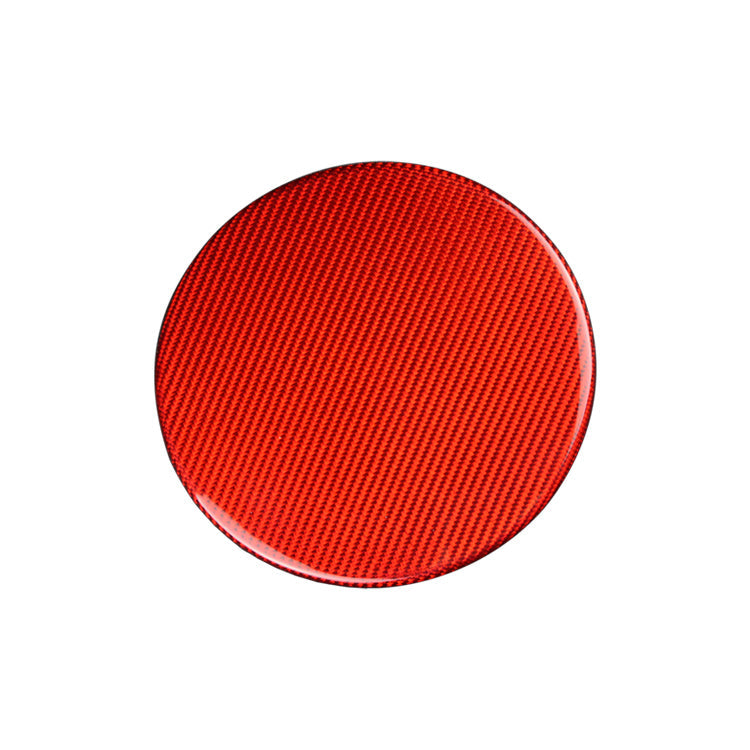 Chevrolet carbon fiber fuel cap cover, view 2