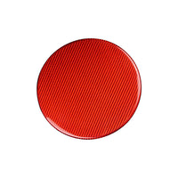 Chevrolet carbon fiber fuel cap cover, view 2