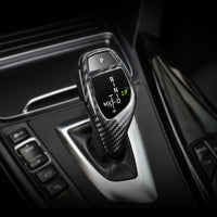 BMW carbon fiber gear selector cover, view 3