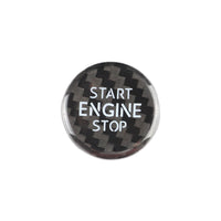 Volkswagen carbon fiber start-stop button cover - Tiguan / Touran / Passat