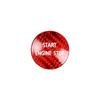 Land Rover carbon fiber start-stop button cover, view 2