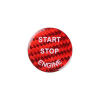 BMW carbon fiber start-stop button cover, view 2