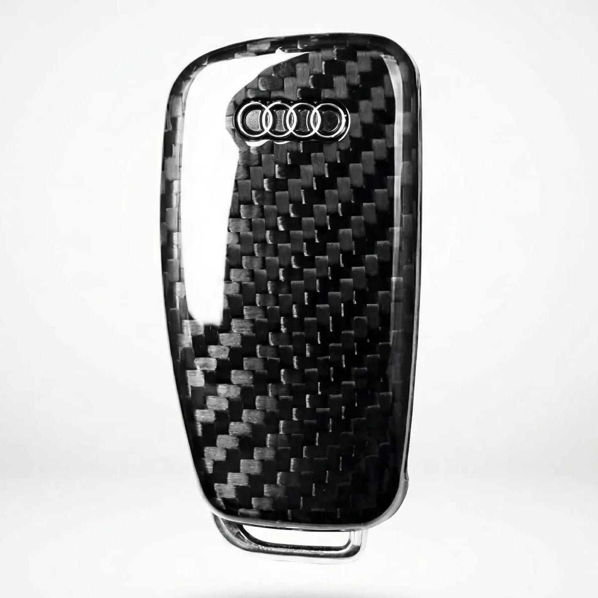 Audi key fob cover in carbon fiber - Style D