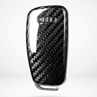 Audi key fob cover in carbon fiber - Style D
