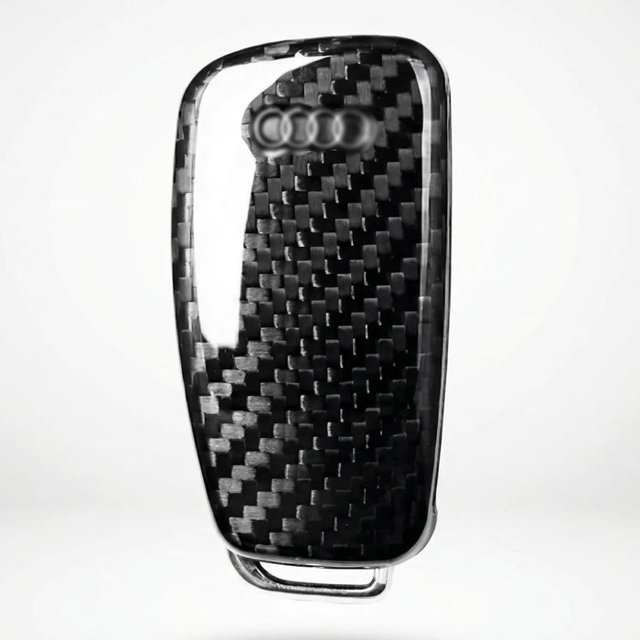 Audi key fob cover in carbon fiber - Style D