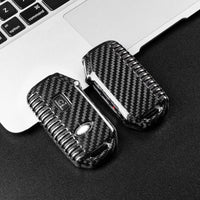 Kia carbon fiber key fob cover, view 11