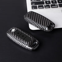 Nissan carbon fiber key fob cover, view 12
