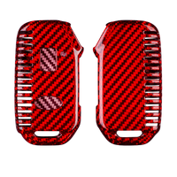 Kia carbon fiber key fob cover, view 4