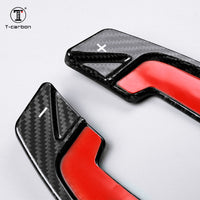 Land Rover carbon fiber paddle shifters, view 7