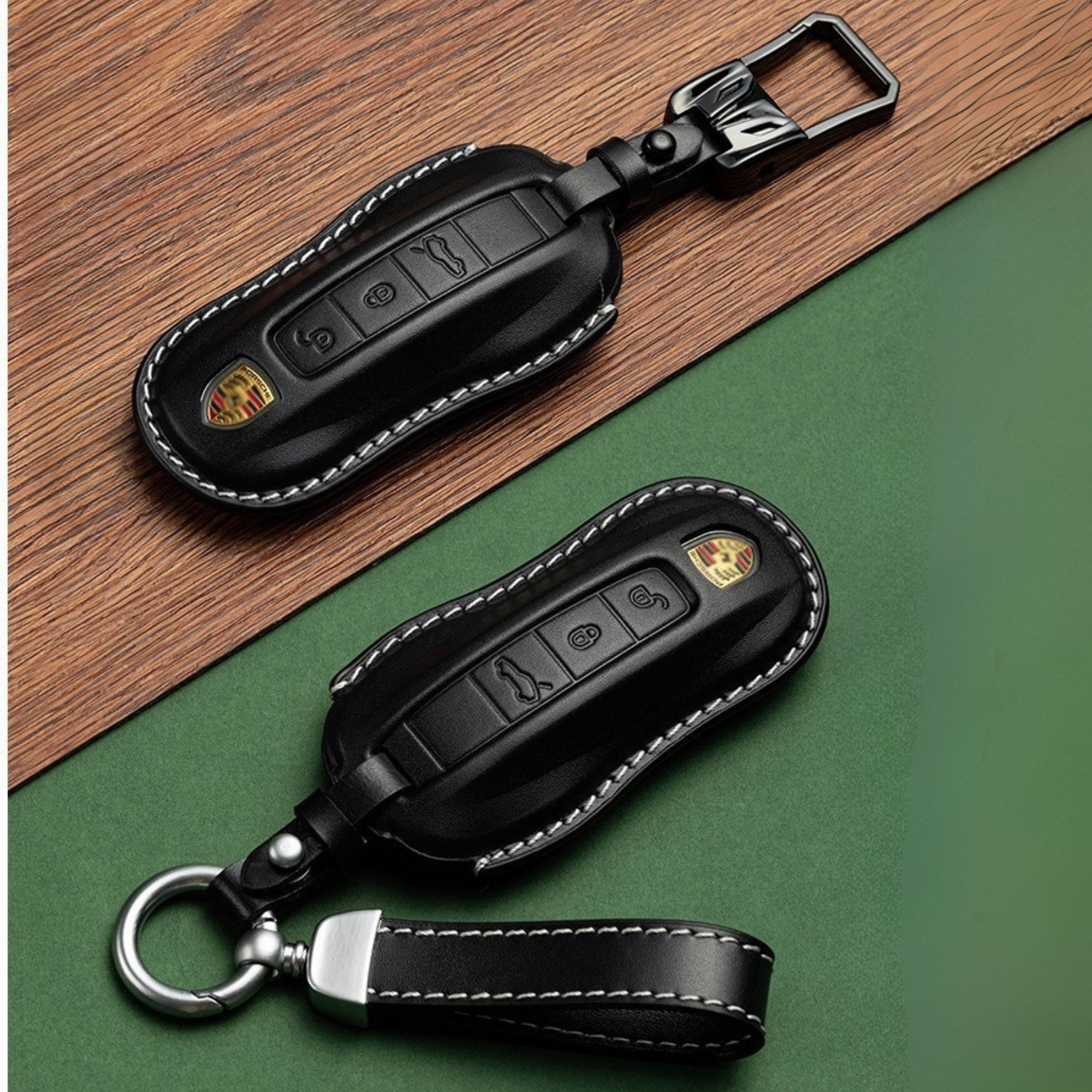 PORSCHE KEY COVER / REAL LEATHER