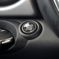 MINI carbon fiber start-stop button cover, view 3