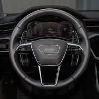 Audi carbon fiber paddle shifters, view 3