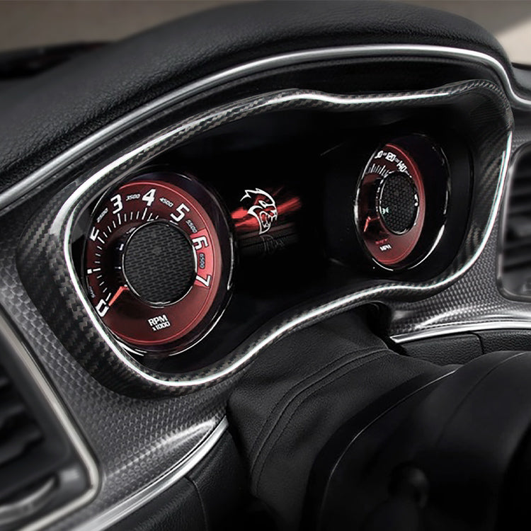 Dodge Challenger carbon fiber cluster cover – Jonparts